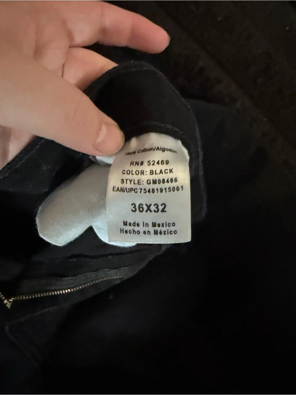George Black Men's Straight Jeans